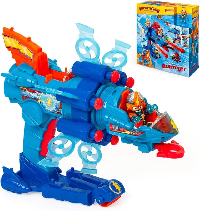Imagen de SUPERTHINGS KAZOOM Power Blaster Jet 6 proyectiles 🚀 en OfertitasTOP