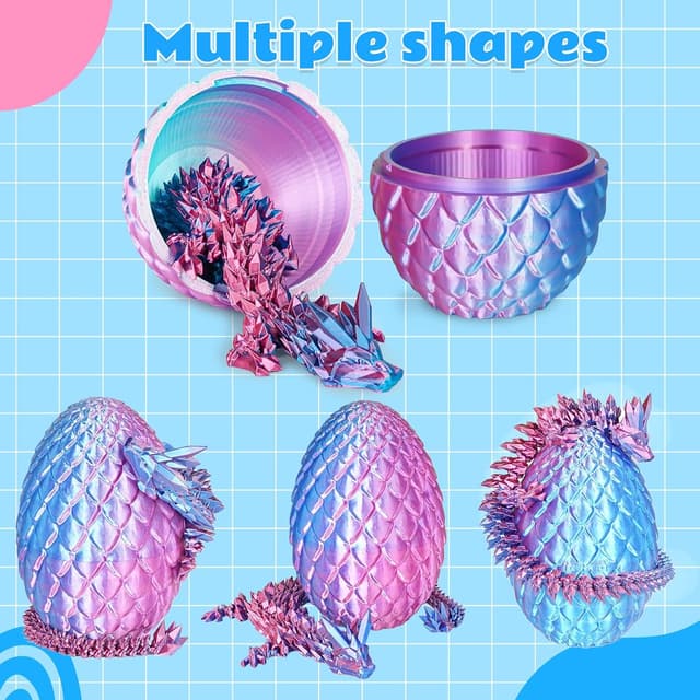 Detalle 2 de Dracheneier 3D-Spielzeug 15 cm