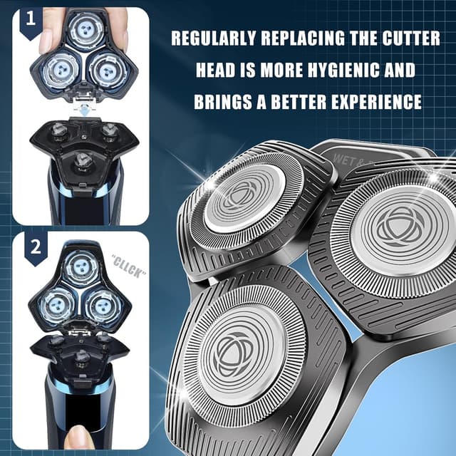 Thumbnail 6 de Testine SH71/50 per rasoio compatibili (grigio) 🪒