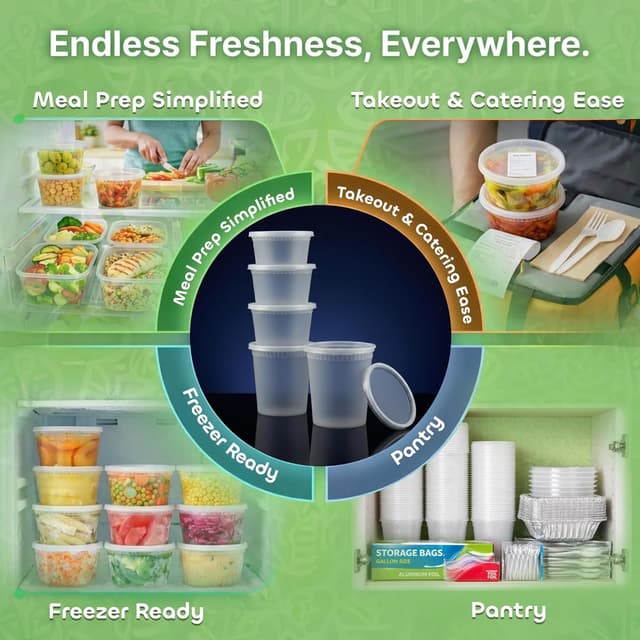 Thumbnail 4 de JoyServe Deli Food Storage Containers ⚡