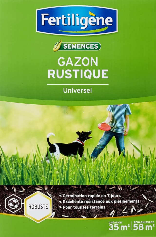 Detalle de Fertiligène Rust35 Semences Gazons Rustiques 875 g