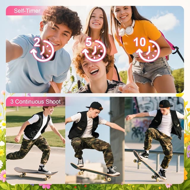 Thumbnail 4 de 4K Digital Camera 64MP 2.8" Compact vlogging camera