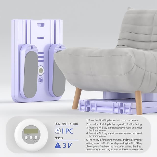 Detalle de CroyVine Pilates Board–Pilates Reformer Board (portable home Pilates kit) for core, abs, and full-body training