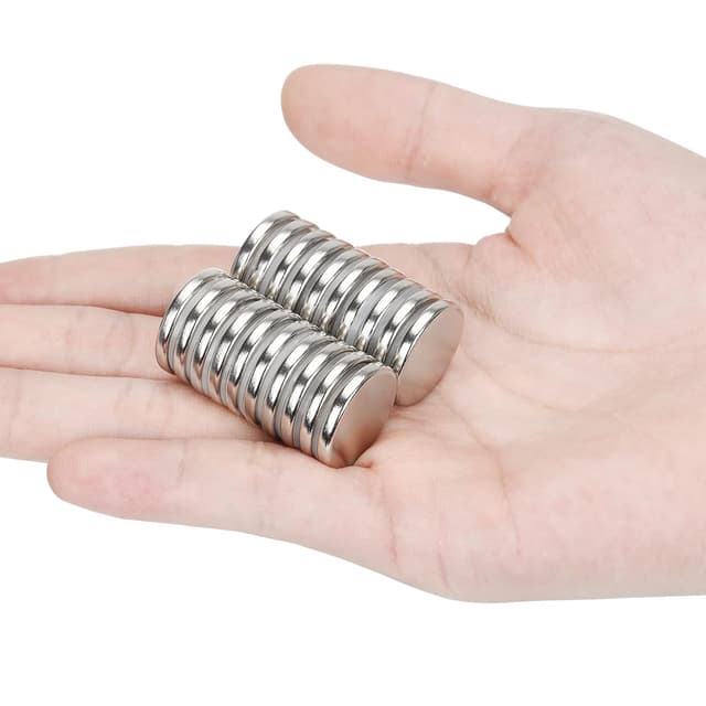 Detalle de Wukong lot de 20 aimants en néodyme ronds (20 mm) pour frigo