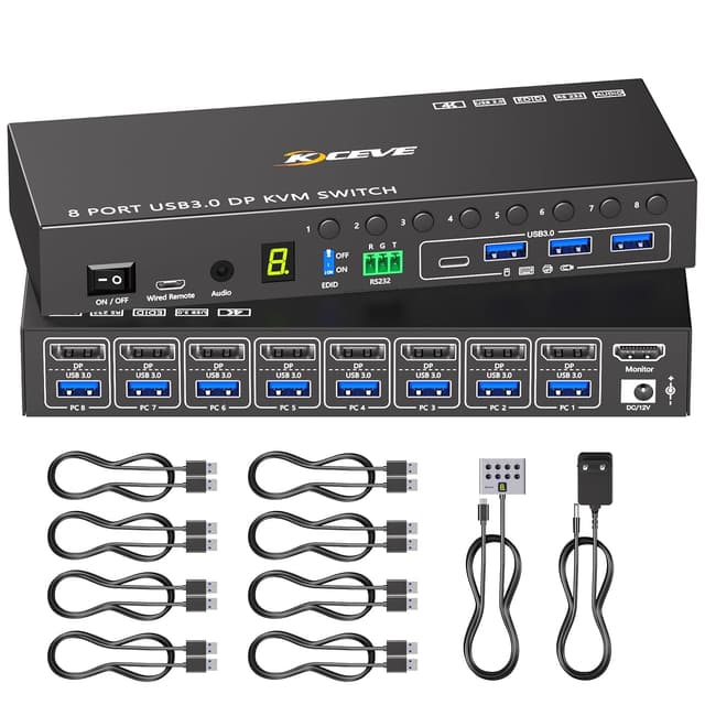 Imagen de MLEEDA USB 3.0 Switch 4 PC — USB-KVM Umschalter en OfertitasTOP