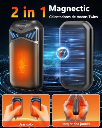 Thumbnail 1 de Scaldamani Ricaricabile Magnetico 2 in 1, scaldamani powerbank 3 livelli