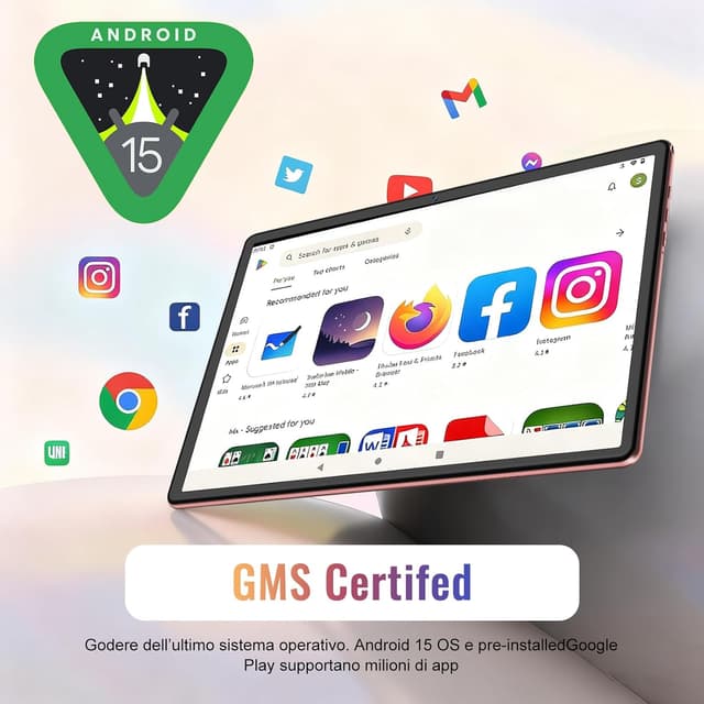 Thumbnail 2 de Tablet Android 15 10 pollici
