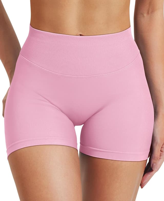 Detalle de VOYJOY Impact Scrunch Workout Shorts for Women (2.5–6 in inseam)