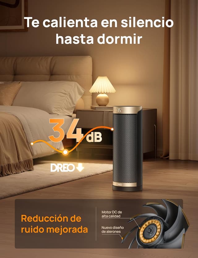 Thumbnail 5 de Dreo calentador eléctrico 1800 W