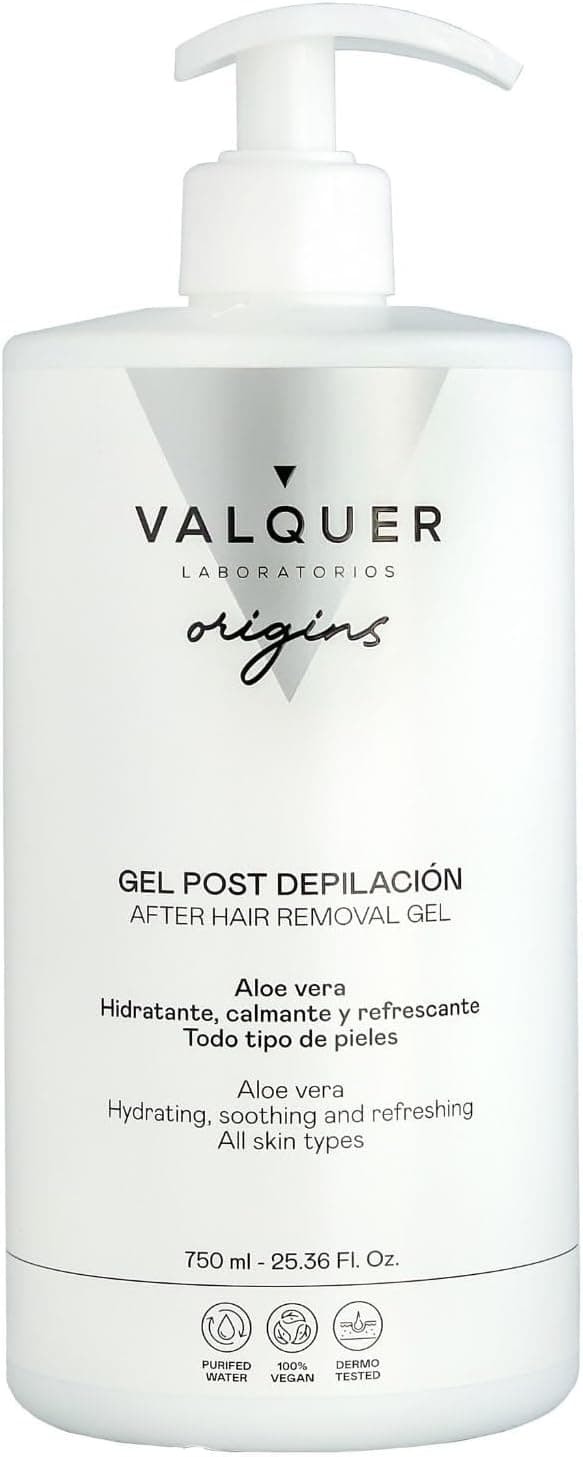 Detalle de Valquer Origins Gel Post Depilación 750 ml