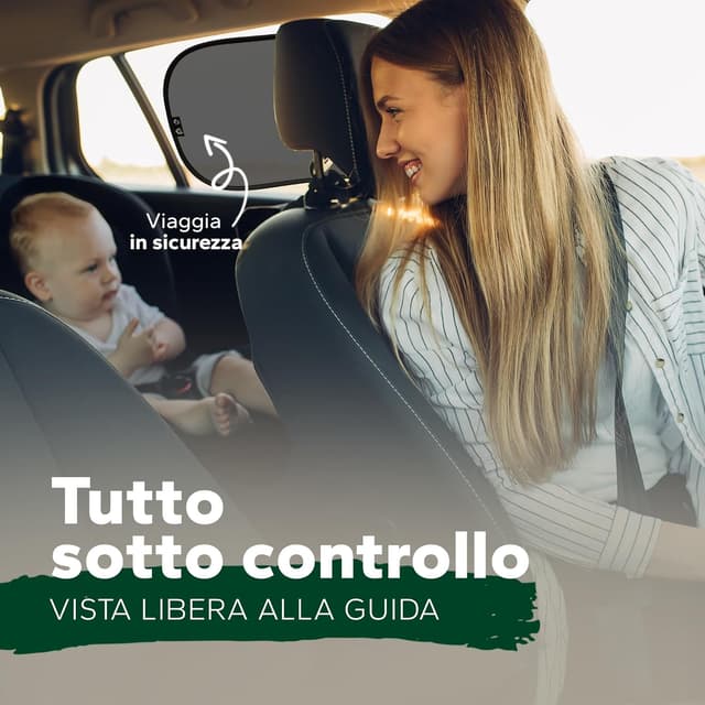 Thumbnail 6 de Laneta parasole per bambini con protezione UV UPF50+ autoadesivo (certificato DEKRA) GSM 105