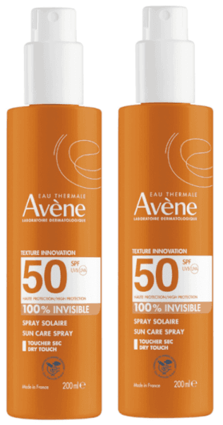 Detalle de Avène Solar Spray Alta Protección SPF50 - 2x200 ml ☀