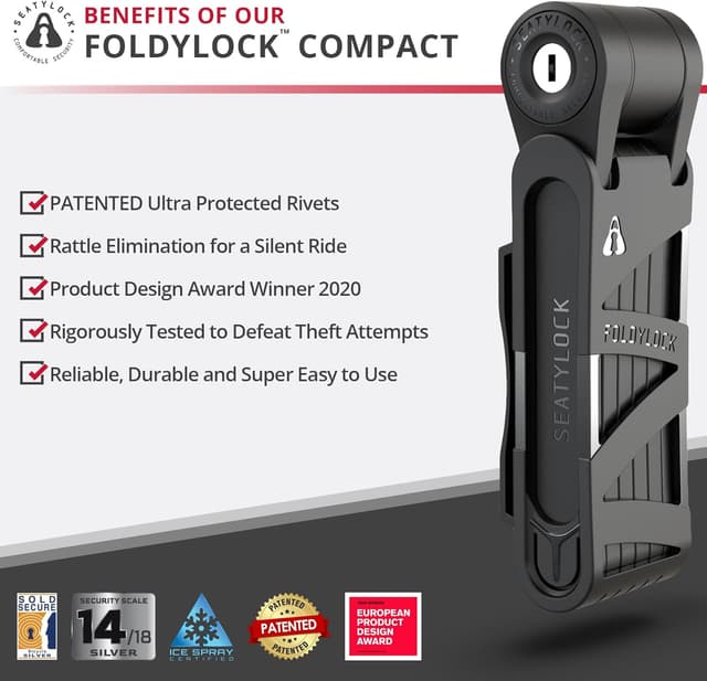 Thumbnail 1 de Seatylock FoldyLock compact folding bike lock
