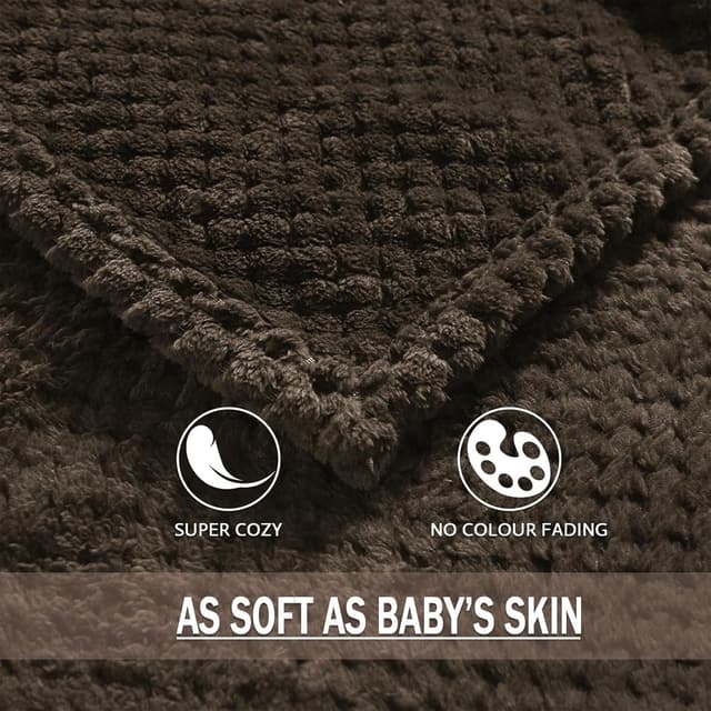 Detalle 2 de Exclusivo Mezcla plaid polaire 130x170