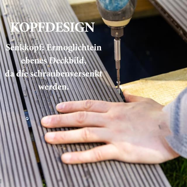 Thumbnail 5 de TCO Terrassenschrauben Edelstahl A2 5x60mm