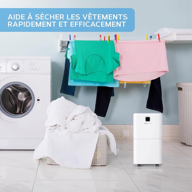 Detalle de MONHOUSE Déshumidificateur 12 L 🏠