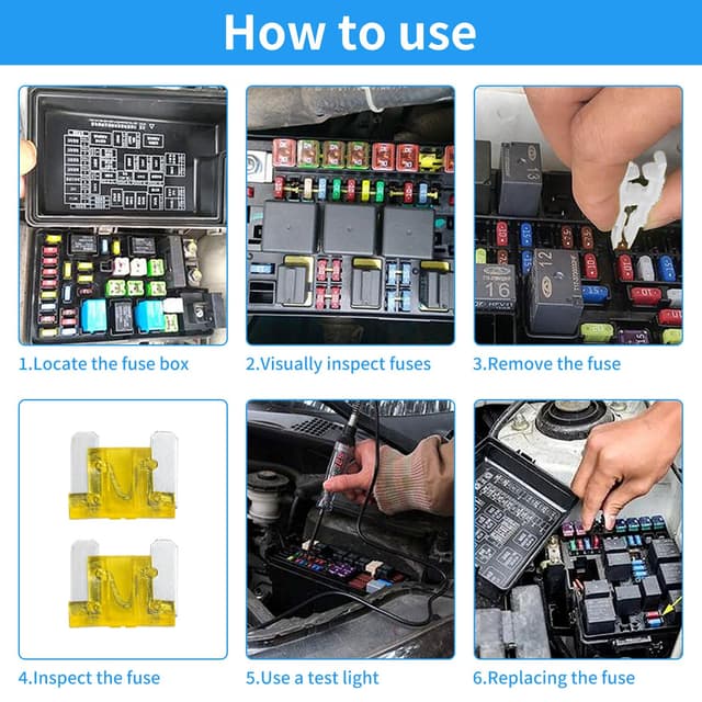 Thumbnail 3 de Kfz Sicherungen Set 180 Stück 2–40A