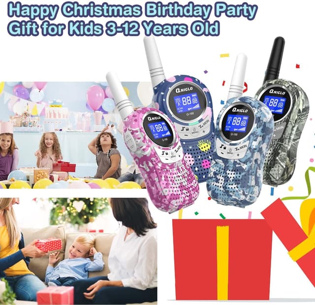 Thumbnail 4 de QNIGLO Q168Plus Talkie-Walkie Camouflage 4-pack