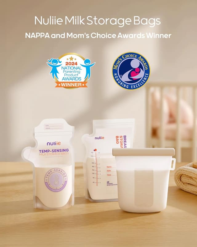 Detalle 2 de Nuliie Muttermilch-Aufbewahrungsbeutel 180 ml