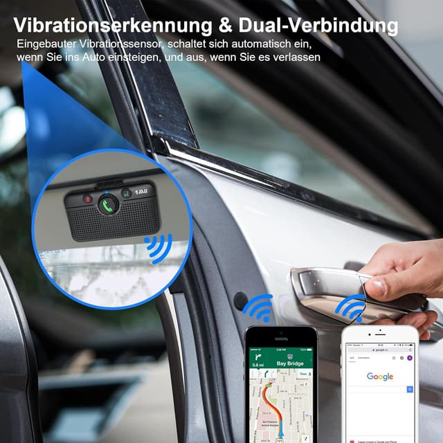 Thumbnail 3 de 1Mii MK02 Bluetooth 5.3 Freisprecheinrichtung 35 H