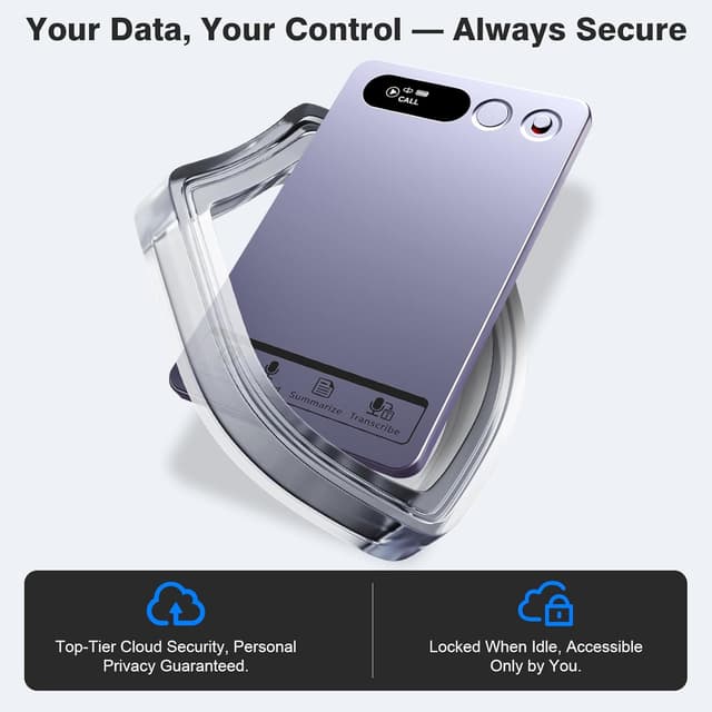 Thumbnail 6 de Registratore vocale AI 64 GB