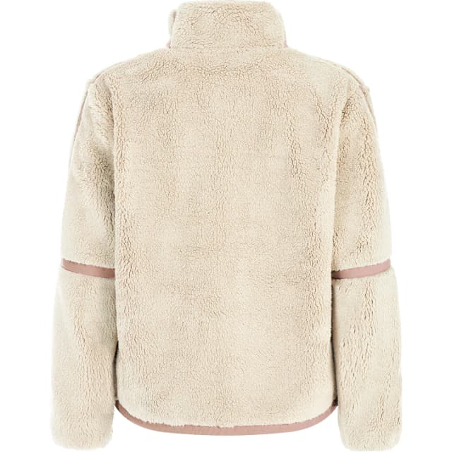 Detalle de Protest PRTRed: forro polar de mujer con cremallera completa y tacto tipo teddy