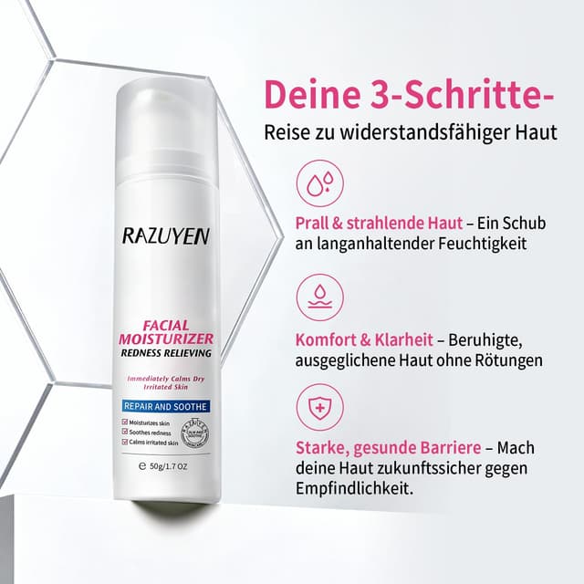 Detalle de RAZU YEN Anti Rötungen Creme, 50 ml
