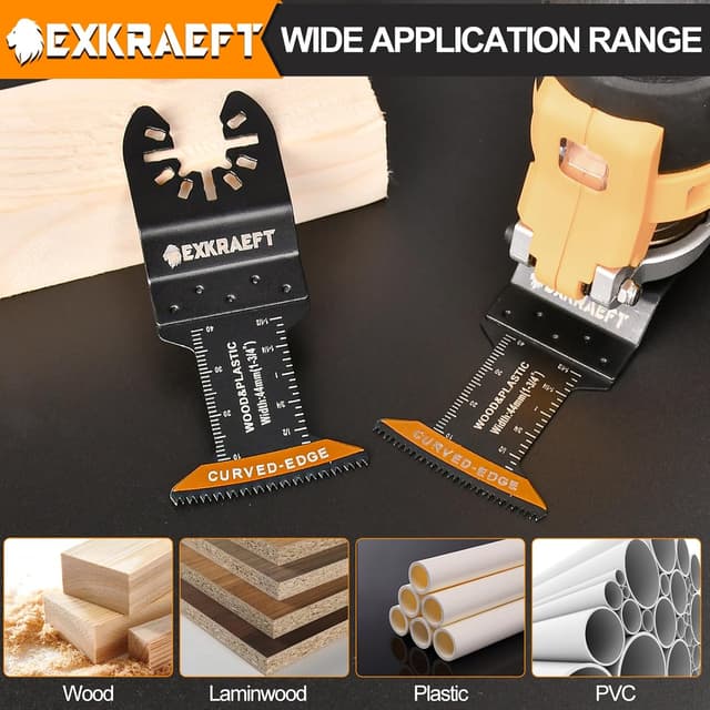 Detalle 2 de EXKRAEFT multi tool blades 50 pack