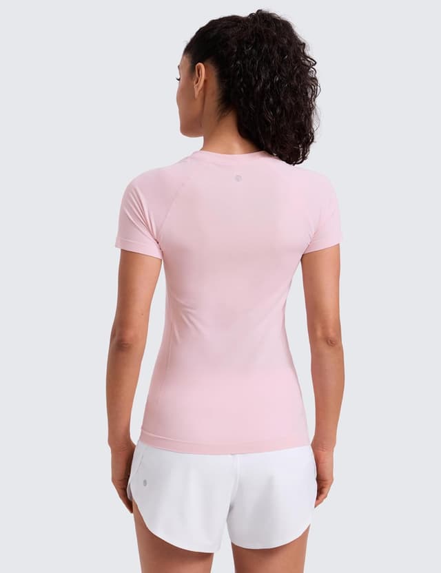 Thumbnail 6 de CRZ YOGA Women’s Seamless Sports T Shirts – breathable short sleeve gym & running top