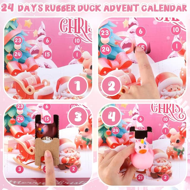 Detalle 2 de Adventskalender 2025 Kinder „Tiere Bauernhof“ mit 17 Bauernhoftieren und 24 Türchen (ab 3 Jahren)