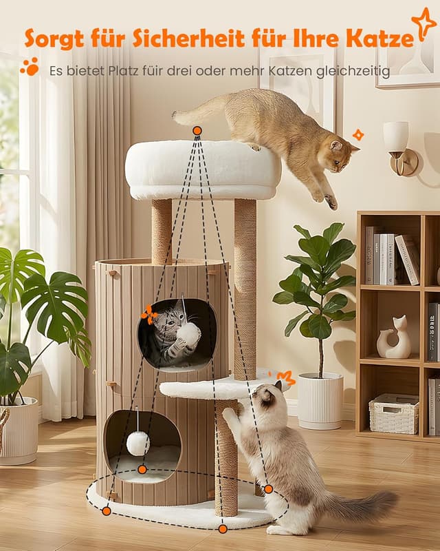 Thumbnail 3 de Luxus Kratzbaum mit 2-stöckiger Kratztonne