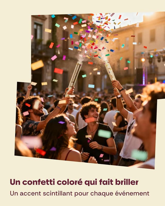 Thumbnail 1 de Partyjoker 10 Canons à Confettis 8 m