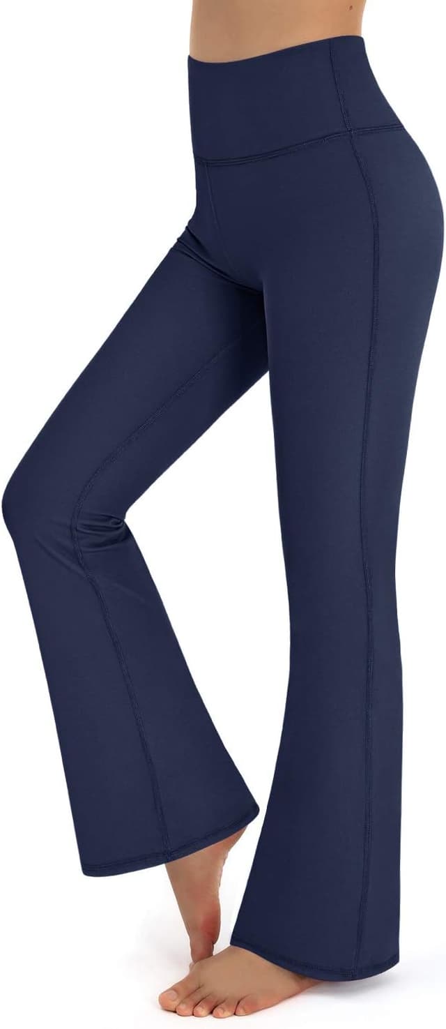 Detalle de Promover Flared Trousers Women Bootcut Yoga Pants with Tummy Control