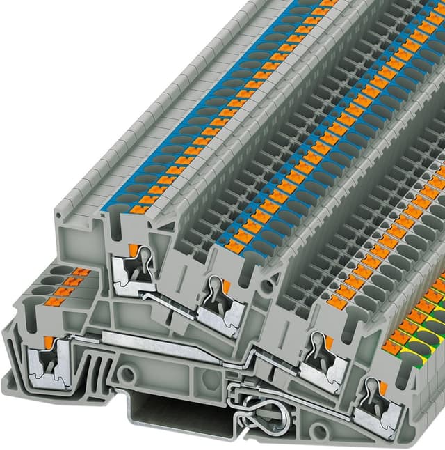 Detalle de PHOENIX CONTACT Installationsschutzleiterklemme PTI 2,5-PE/L/N (3213950) – 50 Stück