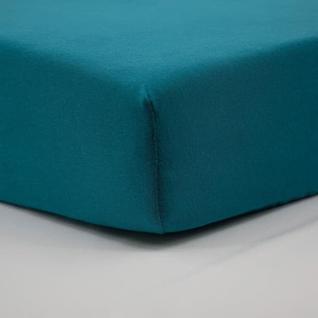 Imagen de BabyCalin Sábana Bajera Azul Tropical 60x120x15 cm 🌴 en OfertitasTOP