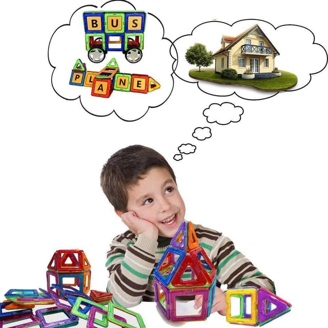 Thumbnail 6 de CONDIS Magnetische Bausteine 95 Teile – Kreatives Lernspielzeug