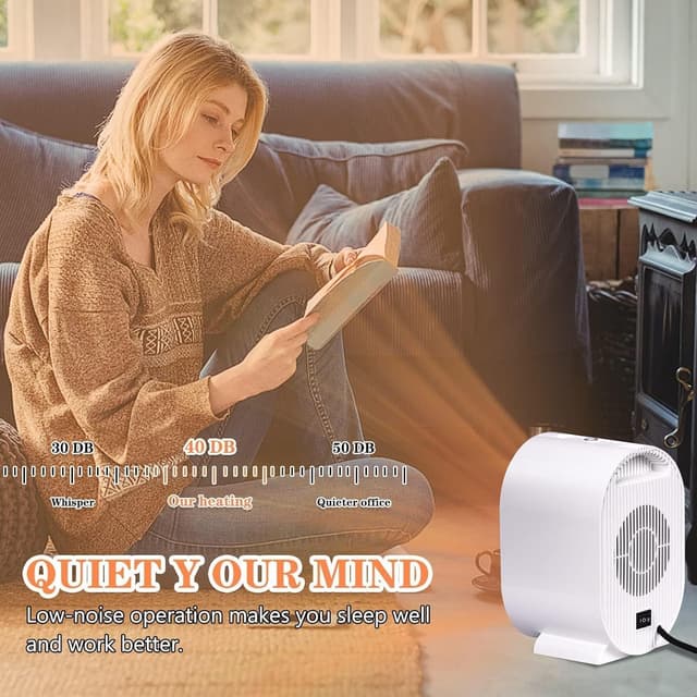 Thumbnail 5 de Stufetta Elettrica 1200W Termoventilatore per Bagno