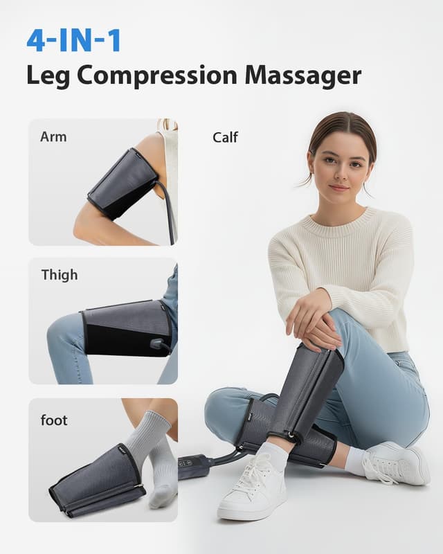 Detalle 2 de CINCOM Leg Massager 2 Modes, 3 Intensities 🦵