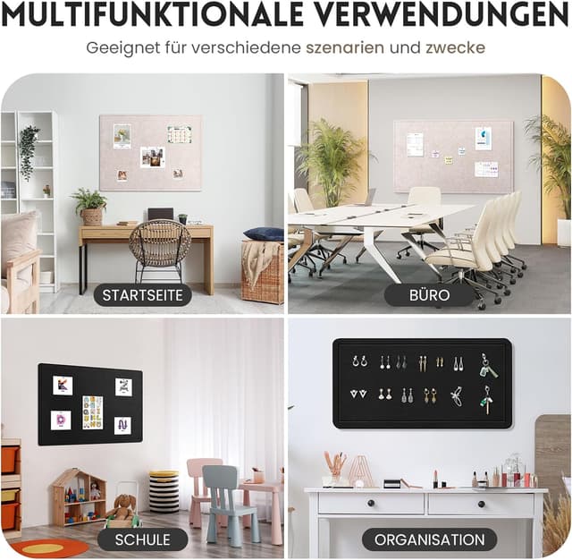 Thumbnail 6 de Großes Filz Pinnwand 150x90cm