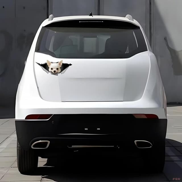 Thumbnail 4 de Chihuahua Autoaufkleber 18 cm