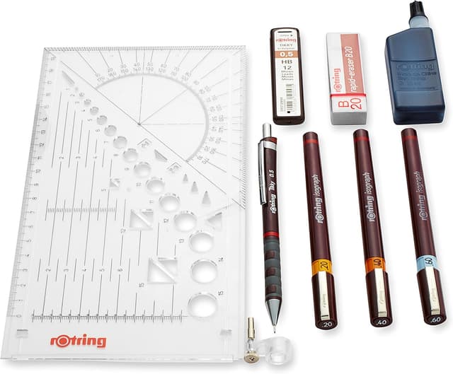 Imagen de rOtring Isograph fineliner set 0.20mm en OfertitasTOP