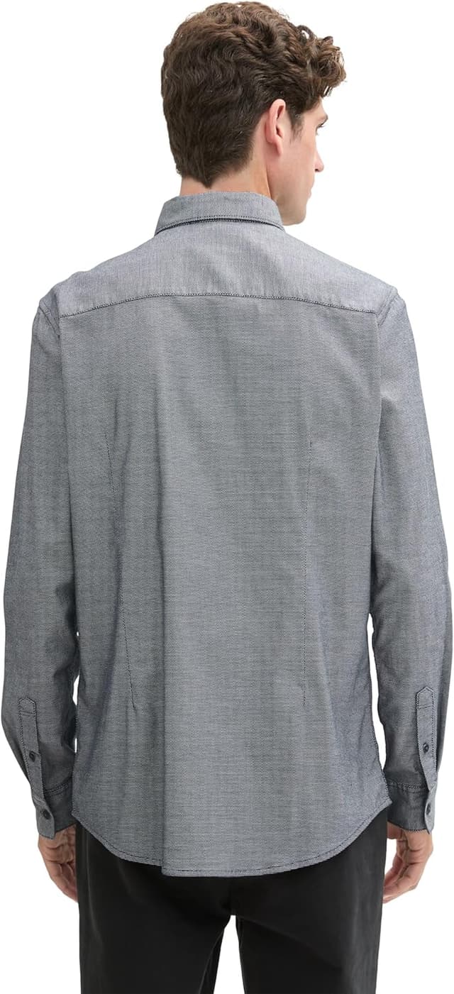 Detalle de TOM TAILOR 1043804 Camicia da uomo a maniche lunghe