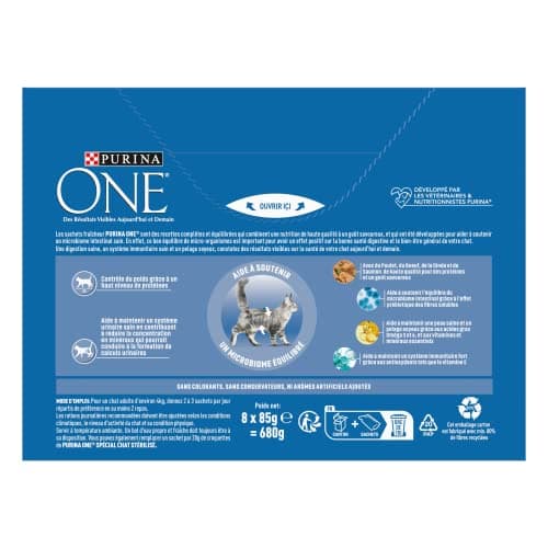 Detalle 2 de PURINA ONE BIFENSIS pour chat adulte stérilisé 🍽