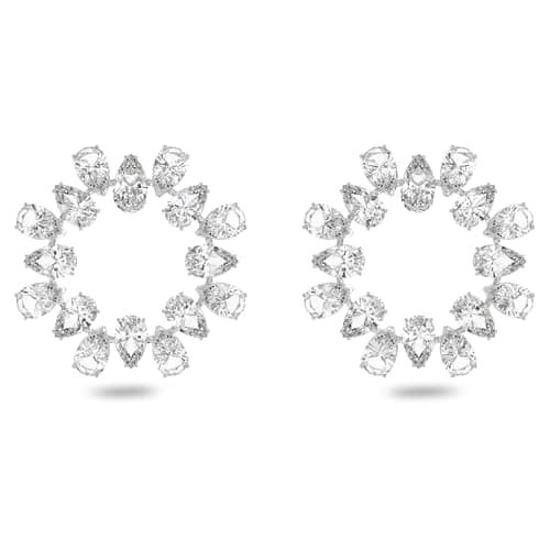 Imagen de Swarovski Millenia pendientes aro talla pera, blancos 💍 en OfertitasTOP