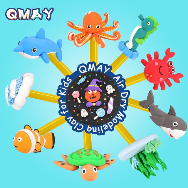 Thumbnail 6 de QMAY Air Dry Clay Kit 64 colours