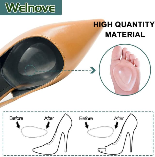 Thumbnail 4 de Welnove Metatarsal Pads 10Pcs Forefoot Cushions