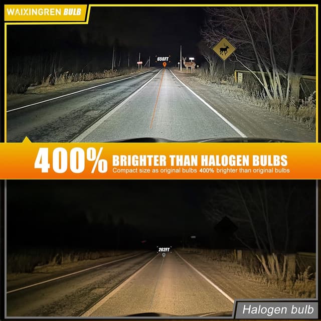 Thumbnail 6 de WAIXINGREN 9005 HB3 LED headlight bulb 60W 26000LM