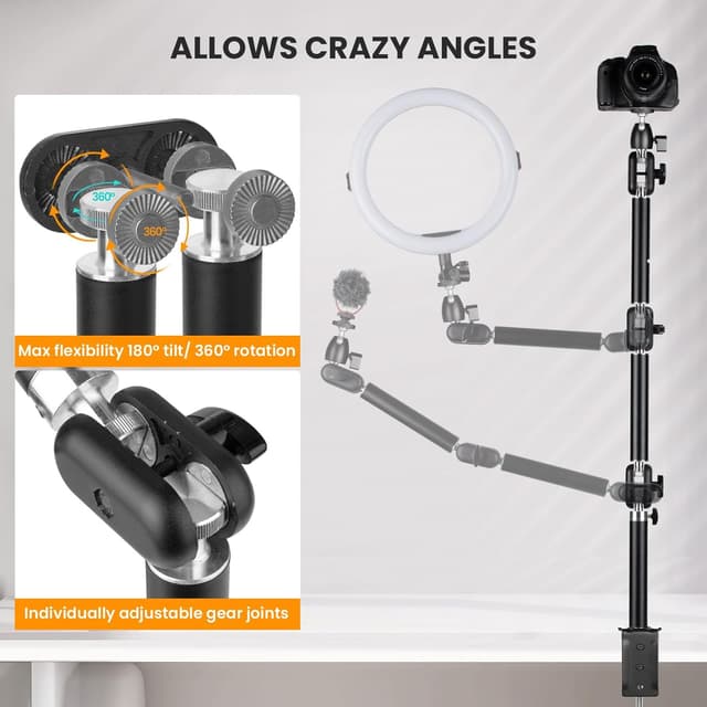 Thumbnail 2 de TARION Brazo articulado para cámara 3/8 a 1/4