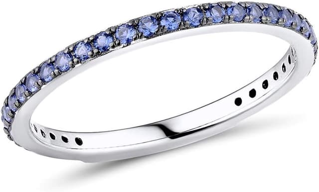 Detalle de namana Anello da donna in Argento 925 con zirconi bianchi o colorati