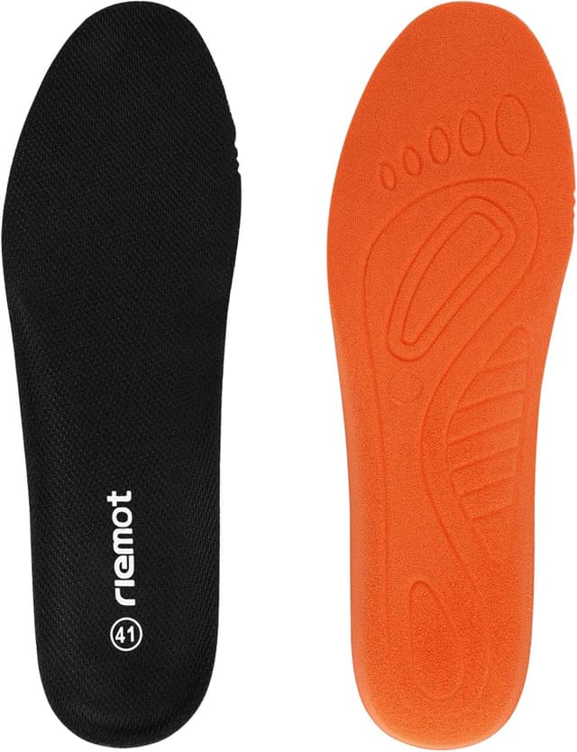 Detalle de riemot Sport Insoles for Men & Women – Shock-Absorbing Cushioned Sport Shoe Inserts
